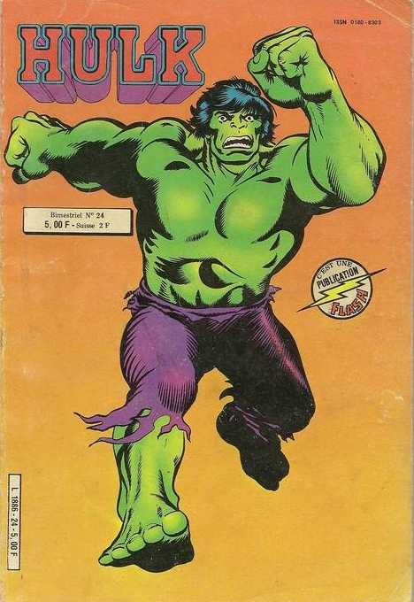 Scan de la Couverture Hulk Publication Flash n 24